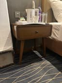 Classic Hotel Bedside Table with Drawer